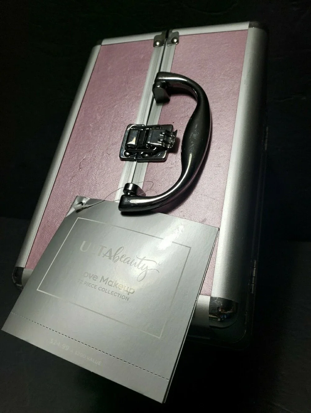 NEW W/DEFECTS! ULTA BEAUTY *Love* Make Up Travel Box (EMPTY)